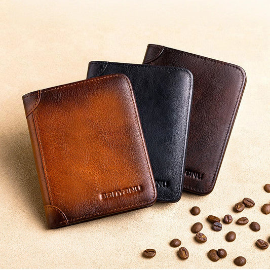 Men’s RFID Leather Wallet