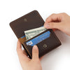 Crazy Horse Leather Card Case - DOROCHEY