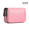 Dual Zipper RFID Leather Card Wallet - DOROCHEY
