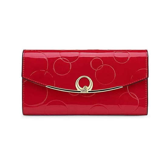 Elegant Long Leather Wallet for Women - DOROCHEY
