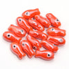 10x20mm Double-Sided Ceramic Fish Beads, DIY Jewelry Supplies
