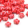 Ceramic Flower Beads, 12mm Pastel Floral Loose Beads
