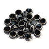 12mm Ceramic Rondelle Beads, Kiln Glazed Spotted Porcelain Spacer Beads
