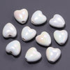 10mm Ceramic Heart Beads, 2.2mm Large Hole Spacer Charms