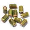 Rustic Ceramic Tube Beads