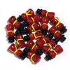 25mm Lampwork Glass Snowman Beads, Christmas Holiday Charms for DIY Jewelry Making