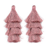 80mm Tiered Tassels 4 Layered Fringe Charms DIY Supply