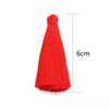 60mm Mini Silk Tassels Bulk with Loop for Bookmark Craft Supplies