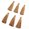 60mm Mini Silk Tassels Bulk with Loop for Bookmark Craft Supplies