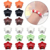 20pcs 14mm 3D Ceramic Star Beads, Glazed Celestial Jewelry Supplies