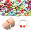 Ceramic Flower Beads, 12mm Pastel Floral Loose Beads
