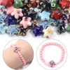15mm Ceramic Star Beads, Vintage Celestial Loose Beads