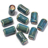Rustic Ceramic Tube Beads