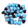 25mm Lampwork Glass Snowman Beads, Christmas Holiday Charms for DIY Jewelry Making
