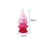 80mm Ombre Tiered Tassel Charms, Gradient 4 Layered Fringe for Boho Earrings DIY
