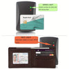 Men’s Slim RFID Leather Bifold Wallet - DOROCHEY