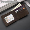 Men’s Slim RFID Leather Bifold Wallet - DOROCHEY