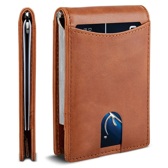 Men’s Slim RFID Microfiber Wallet - DOROCHEY