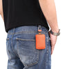 Mini Leather Car Key Holder with Zipper - DOROCHEY