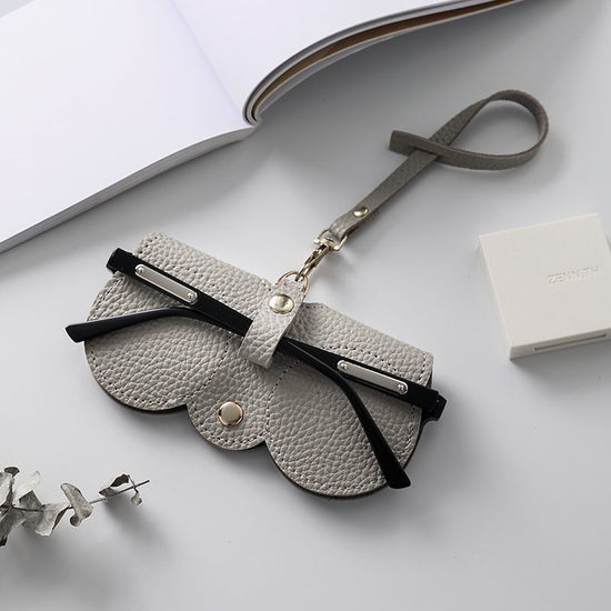 Premium Leather Sunglasses Case - DOROCHEY