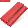 RFID Leather Trifold Wallet for Women - DOROCHEY