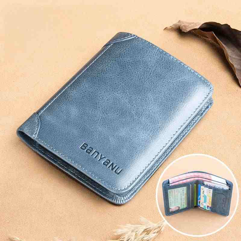 RFID Leather Wallet for Men - DOROCHEY