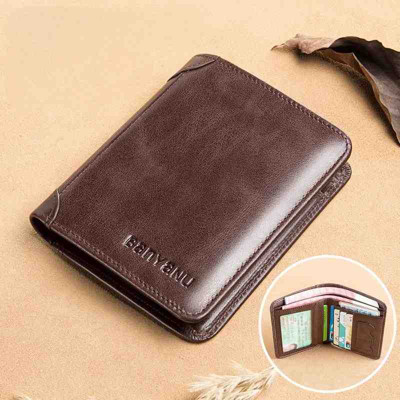 RFID Leather Wallet for Men - DOROCHEY