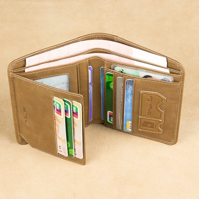 RFID Leather Wallet for Men - DOROCHEY