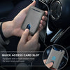 Ultra - thin Fashion Anti - theft Brush Wallet Leather Drawstring Card Case Short Bifold Men's Wallet - DOROCHEY