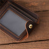 Vintage Crazy Horse Leather Wallet - DOROCHEY