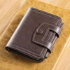 Vintage Oil - Wax Leather Trifold Wallet - DOROCHEY