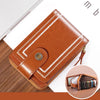 Waxed Leather RFID Accordion Card Holder - DOROCHEY