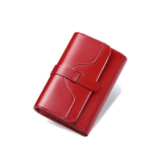Waxed Leather RFID Wallet - DOROCHEY