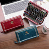Waxed Leather RFID Zipper Card Holder - DOROCHEY