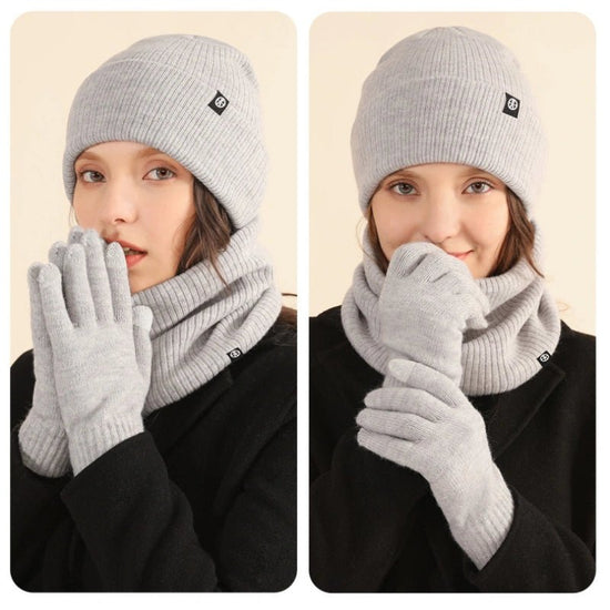 Winter Knit 3 - Piece Set - DOROCHEY
