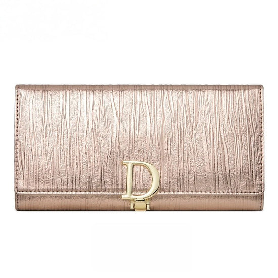 Women's D - Clasp Genuine Leather Wallet - DOROCHEY