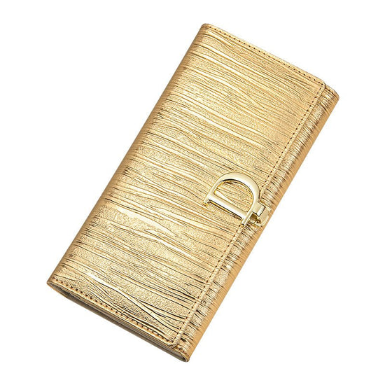 Women's D - Clasp Genuine Leather Wallet - DOROCHEY